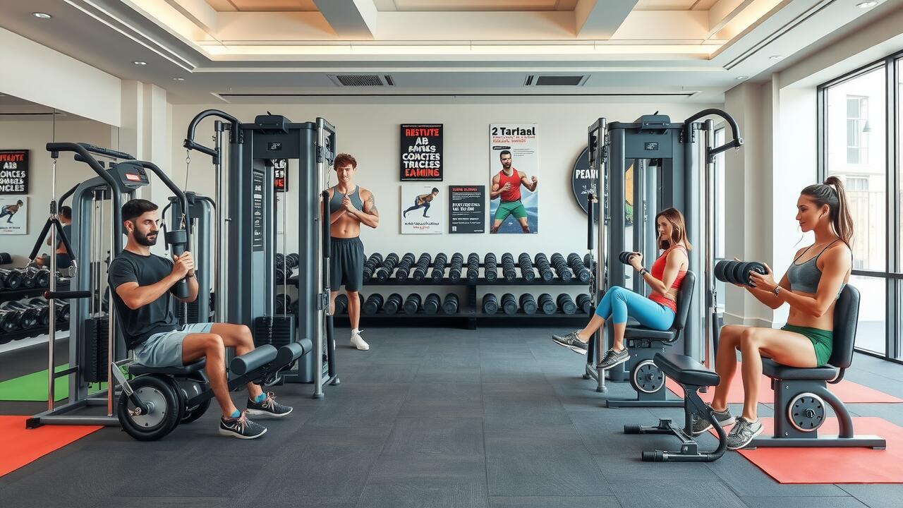What are the AB machines at the gym called?